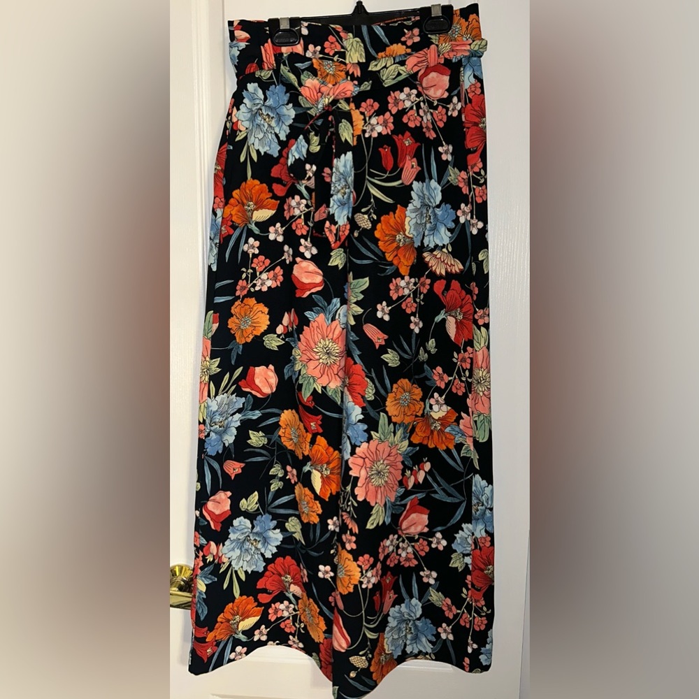 Zara wide leg ankle pants
